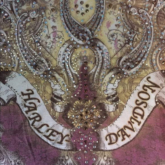 Harley Davidson cap sleeve top - Picture 5 of 8